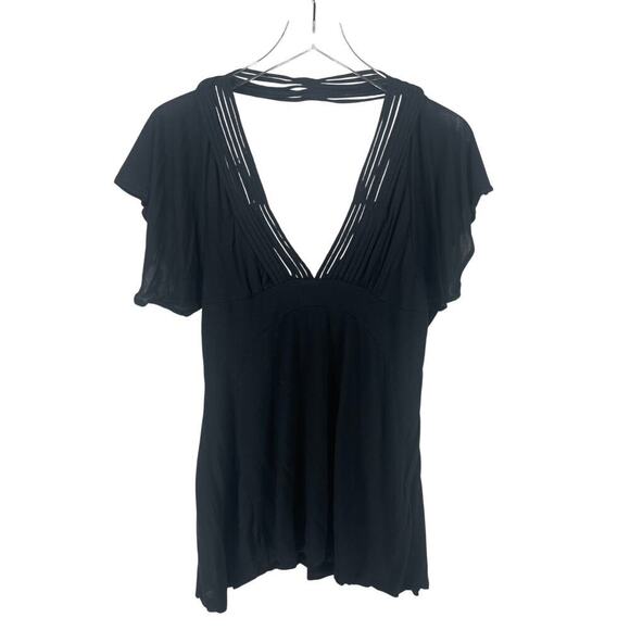 Free People Womens Backless Black Tunic Size M - Picture 1 of 6